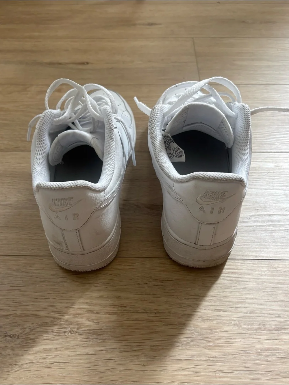 Nike All White Air Force 1 Size 9.5